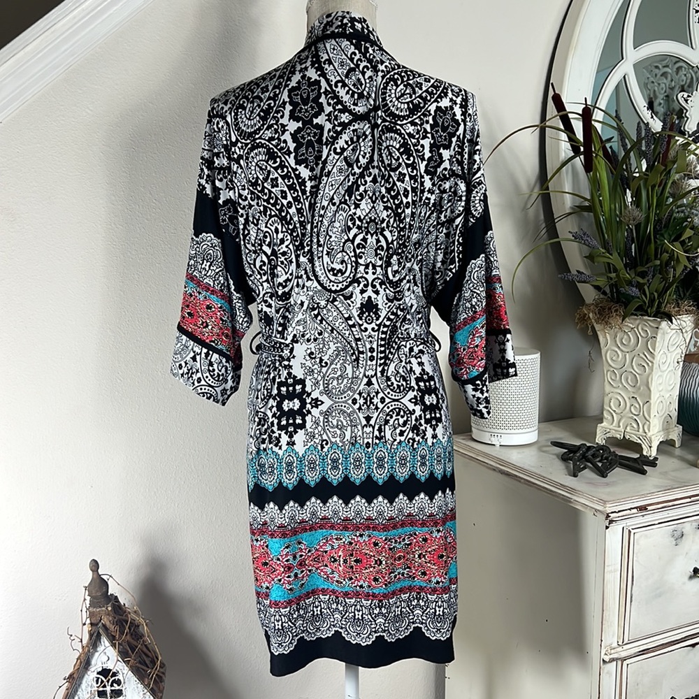 In Bloom S Mixed Pattern Robe - Picture 13 of 16